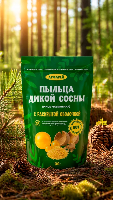 Пыльца дикой сосны 2026 Масcон